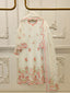 3 Piece - Pure Embroidered Cotton Net Suit S114104
