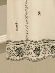 3 Piece - Embroidered Cotton Net Suit WS00304