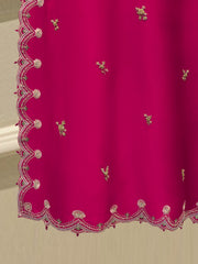 Pure Embroidered Sheesha Silk Shirt S114218