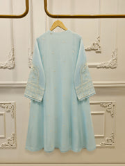 3 Piece - Pure Embroidered Cotton Net Suit S114254