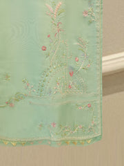 2 Piece- Pure Sheesha Silk Embroidered Suit S114329