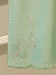 2 Piece- Pure Sheesha Silk Embroidered Suit S114329
