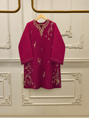 2 Piece- Pure Sheesha Silk Embroidered Suit S114337