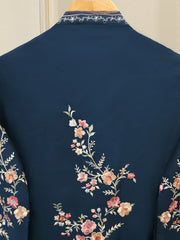 3 Piece - Pure Khaddi Silk Embroidered Suit S114379