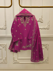 3 Piece - Embroidered Cambric Suit S114403