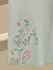 2 Piece- Pure Sheesha Silk Embroidered Suit S114432