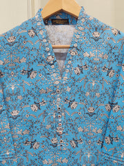Digital Printed Cambric Shirt S114479