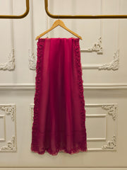 3 Piece - Pure Embroidered Cotton Net Suit S114485