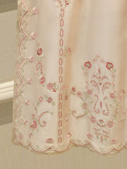 3 Piece- Pure Sheesha Silk Embroidered Suit S114755