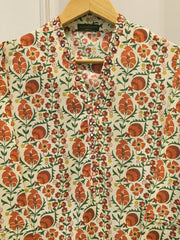 Elegant Digital Printed Cambric Shirt S114242