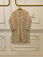 Elegant Digital Printed Cambric Shirt S114242