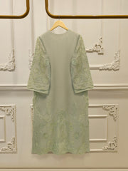 2 Piece - Pure Organza Embroidered Suit S115016