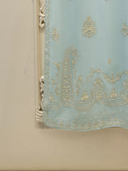 Pure Embroidered Cotton Net Shirt S114974