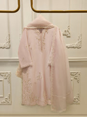 3 Piece- Pure Shisha Silk Embroidered Suit S115042
