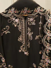 3 Piece- Pure Shisha Silk Embroidered Suit S115087