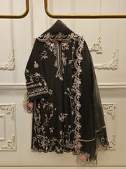 3 Piece- Pure Shisha Silk Embroidered Suit S115087