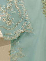 3 Piece - Pure Khaddi Silk Embroidered Suit S115136
