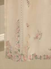 3 Piece- Pure Sheesha Silk Embroidered Suit S115345