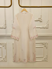3 Piece- Pure Sheesha Silk Embroidered Suit S115345