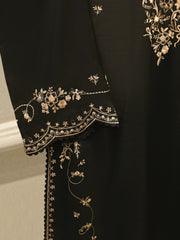 3 Piece- Pure Sheesha Silk Embroidered Suit S115364
