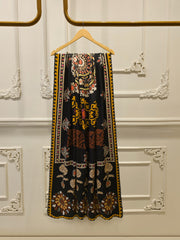 3 Piece- Pure Sheesha Silk Embroidered Suit S115364