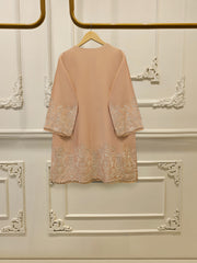 3 Piece- Pure Sheesha Silk Embroidered Suit S115375