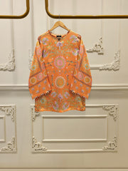 Digital Printed Silk Shirt S100434