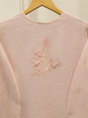 3 Piece - Pure Embroidered Cotton Net Suit S113800