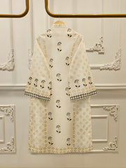 3 Piece - Hand Block Printed Kora Cotton Suit S113520