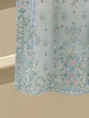 3 Piece- Pure Sheesha Silk Embroidered Suit S113830