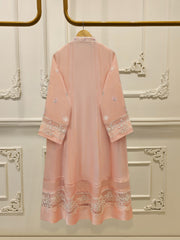 3 Piece - Pure Embroidered Cotton Net Suit S111820