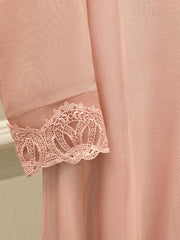 Pure Embroidered Cotton Net Shirt S113812