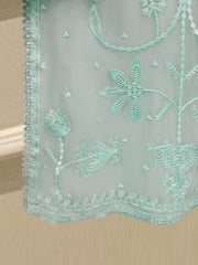 3 Piece - Pure Embroidered Chiffon Suit S113801