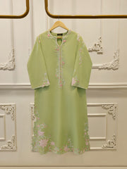 2 Piece - Embroidered Kora Cotton Suit S113807