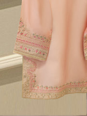 3 Piece- Pure Sheesha Silk Embroidered Suit S113518