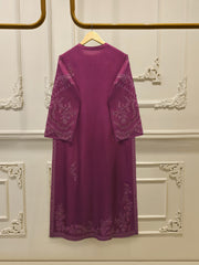 3 Piece - Pure Khaddi Silk Embroidered Suit S115041