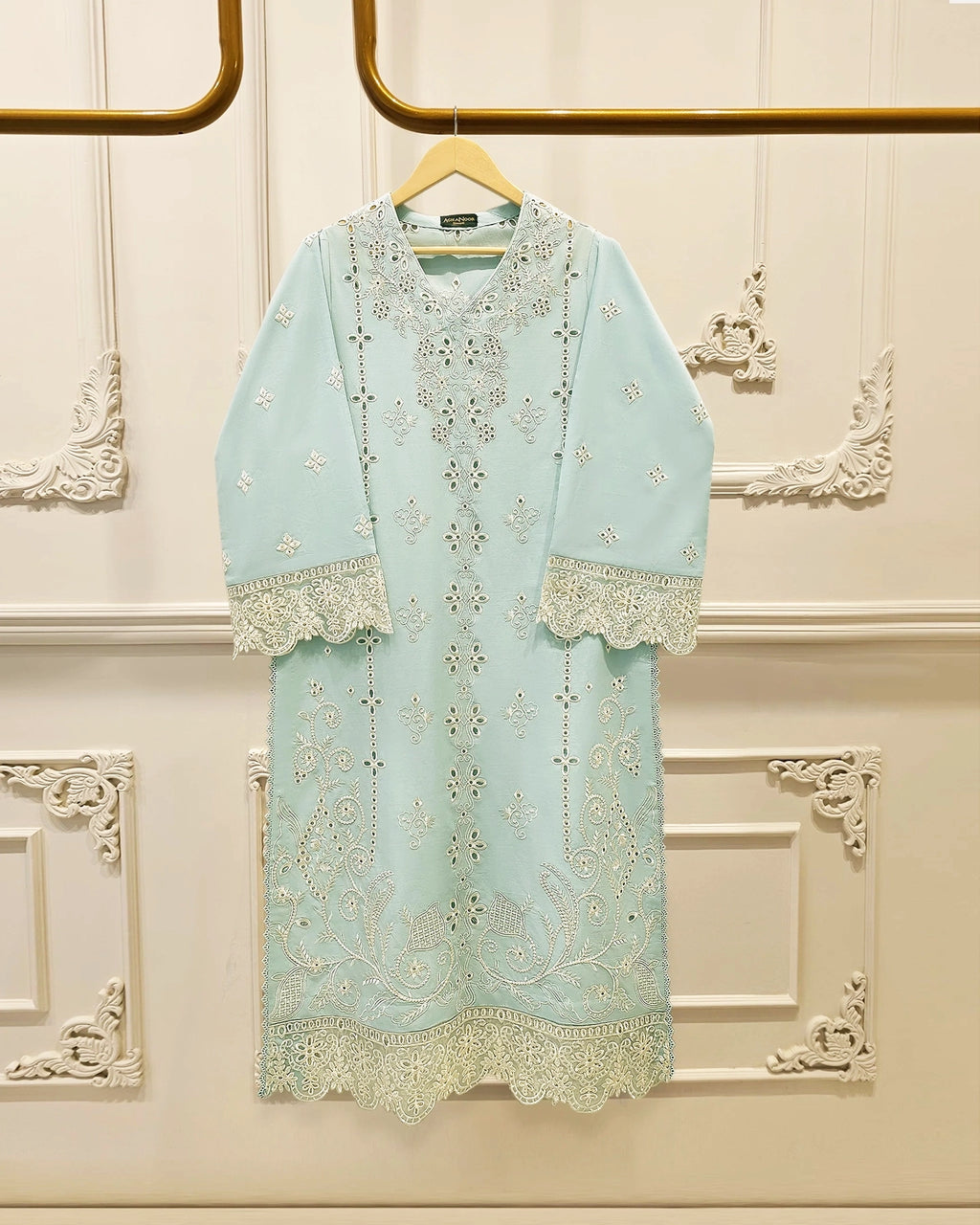 2 Piece - Embroidered Cambric Suit S115148
