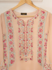 3 Piece - Pure Organza Embroidered Suit S111520