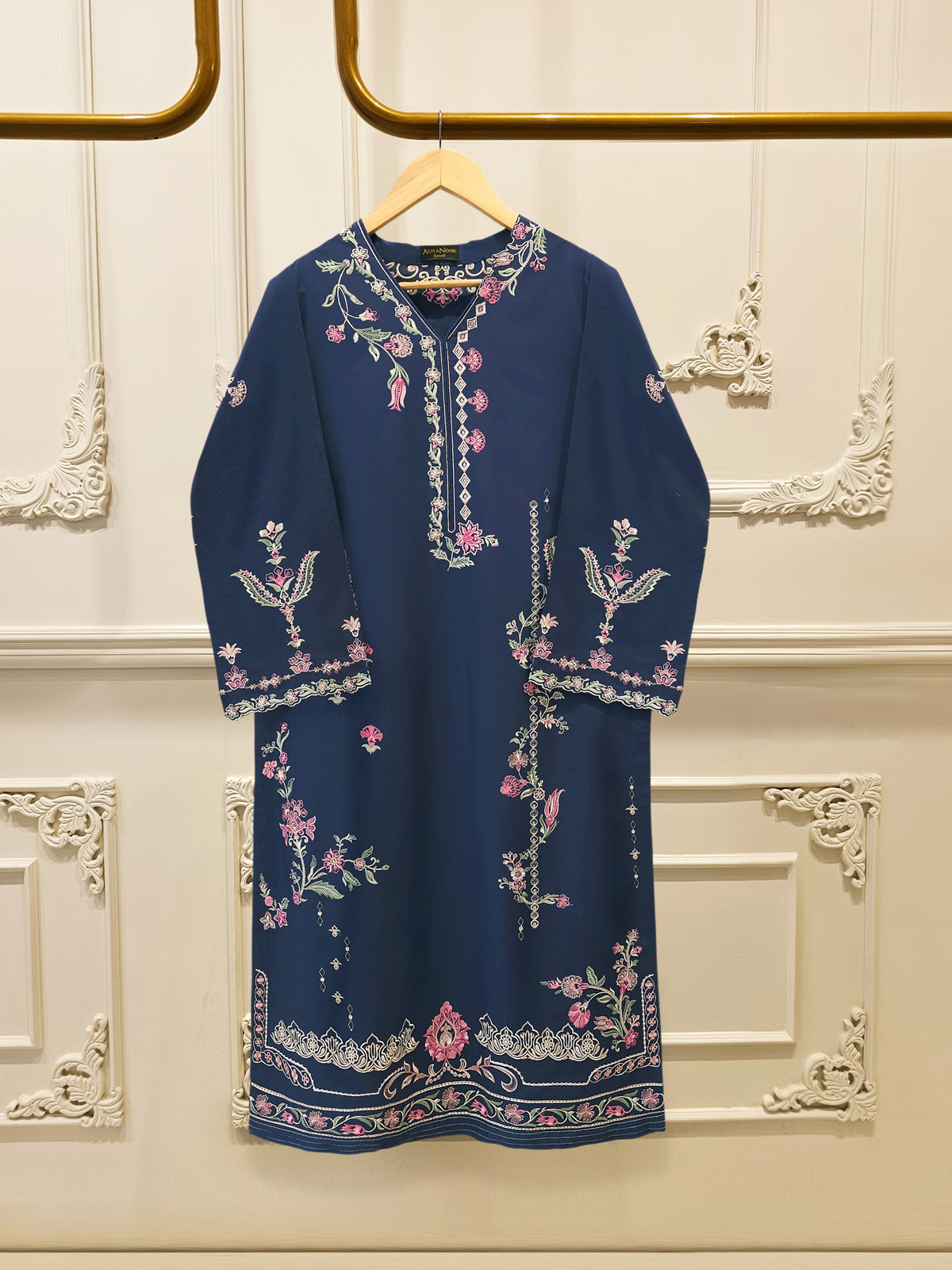2 Piece - Embroidered Cambric Suit S115742 Main image