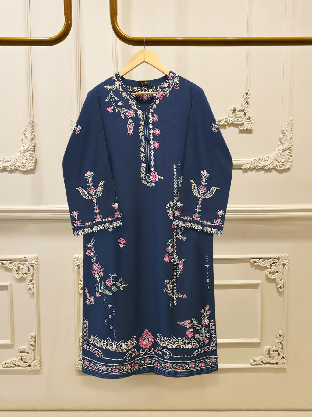2 Piece - Embroidered Cambric Suit S115742