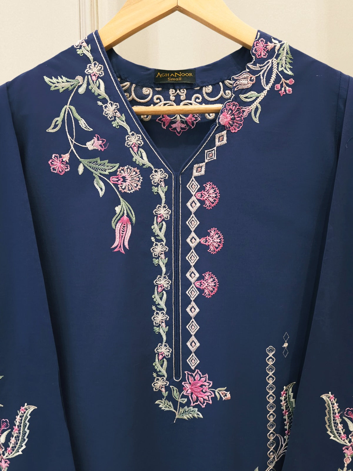 2 Piece - Embroidered Cambric Suit S115742 Secondary image