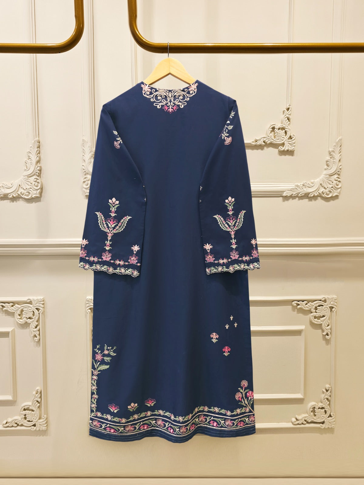 2 Piece - Embroidered Cambric Suit S115742