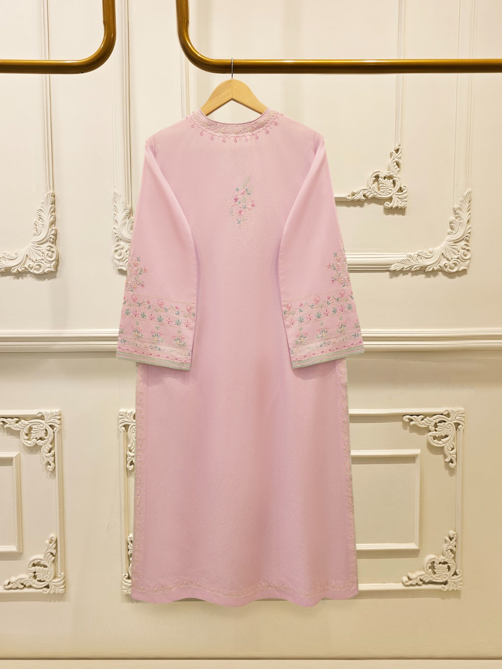 2 Piece - Embroidered Cambric Suit  S115734