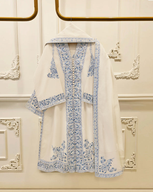3 Piece - Embroidered Khaddar Suit S115762