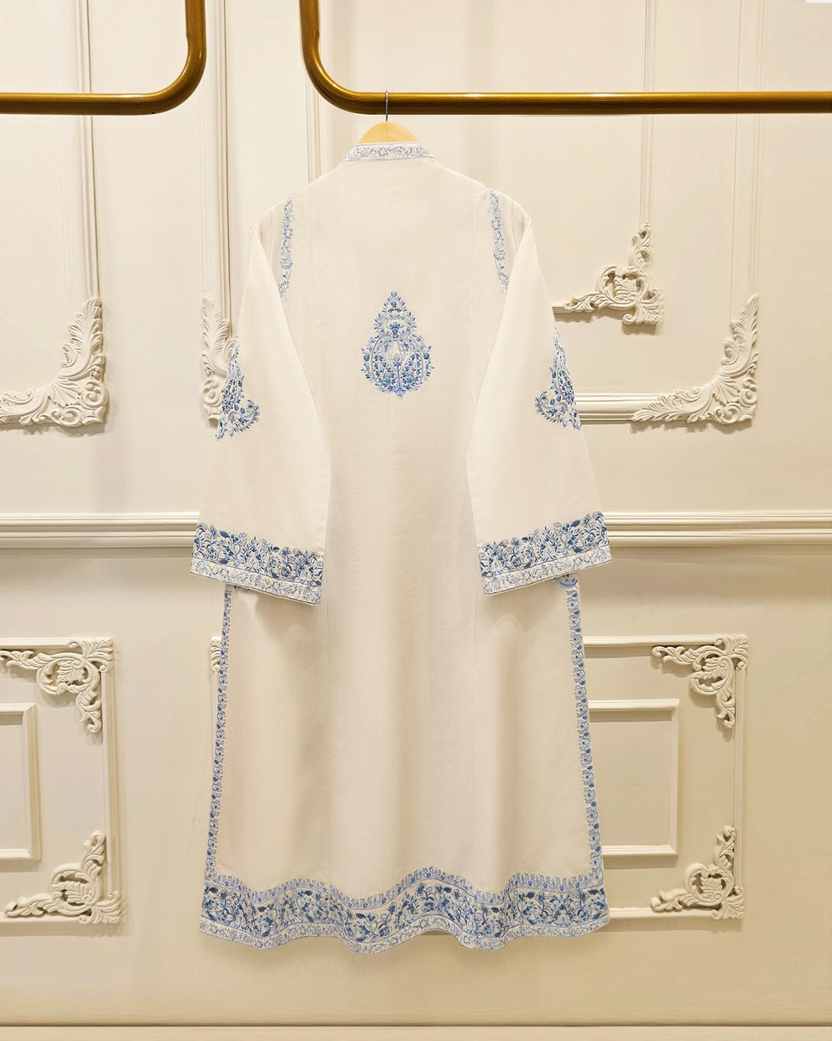 3 Piece - Embroidered Khaddar Suit S115762