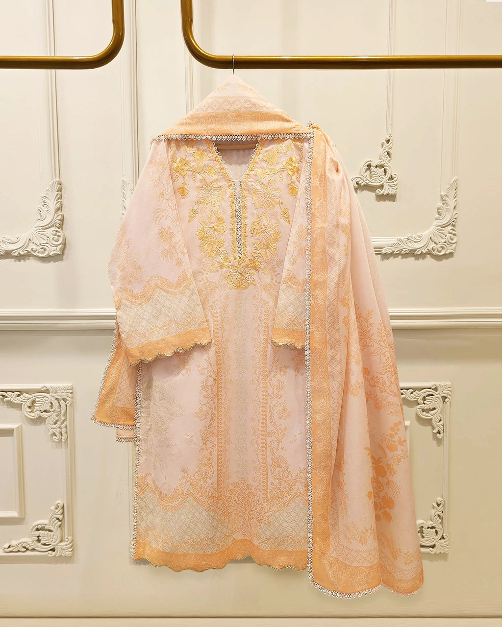 2 Piece Digital Printed Embroidered Lawn Suit S115159