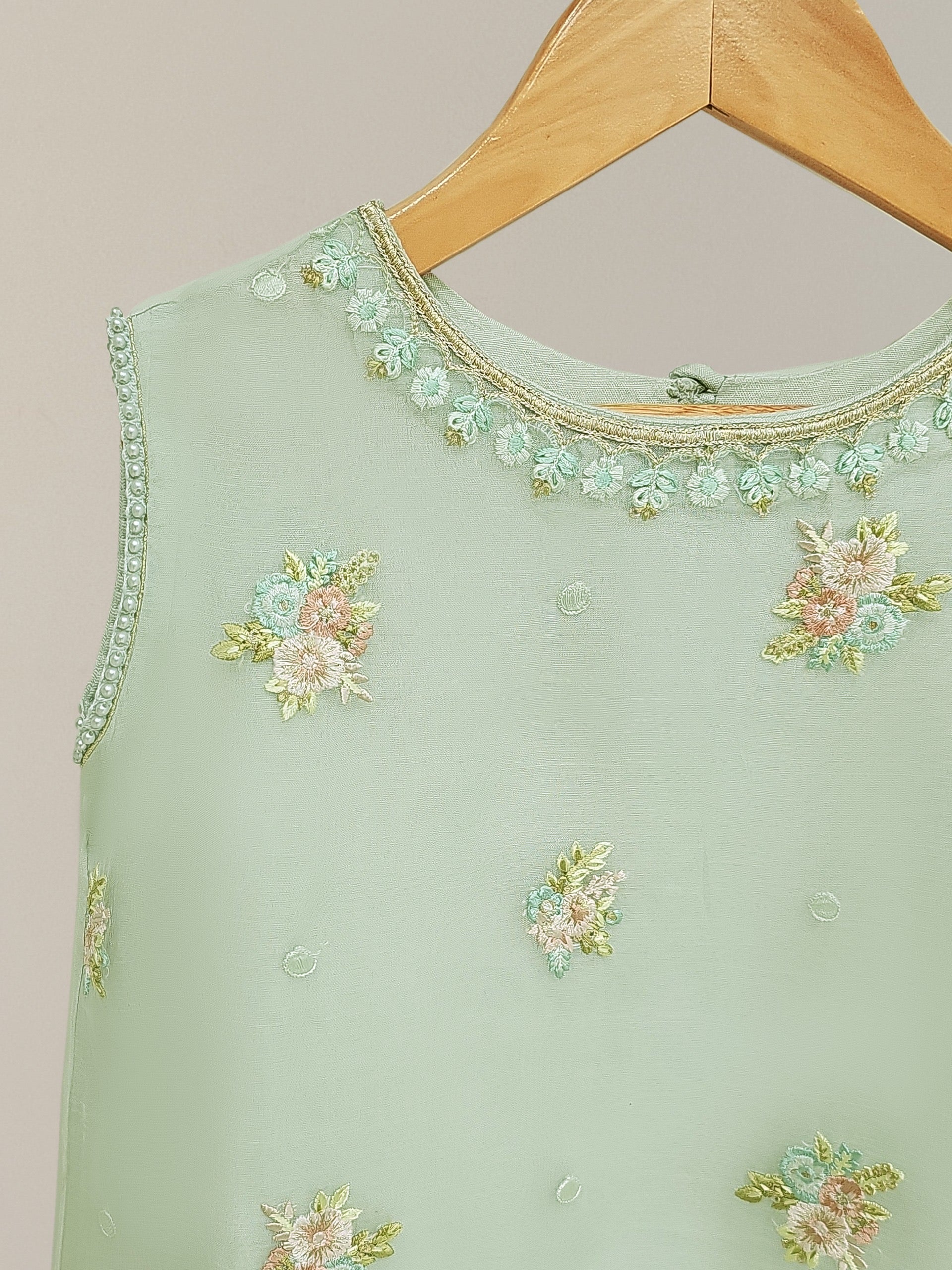 (Kids) 2 Piece - Pure Organza Suit FKD-008 Secondary image