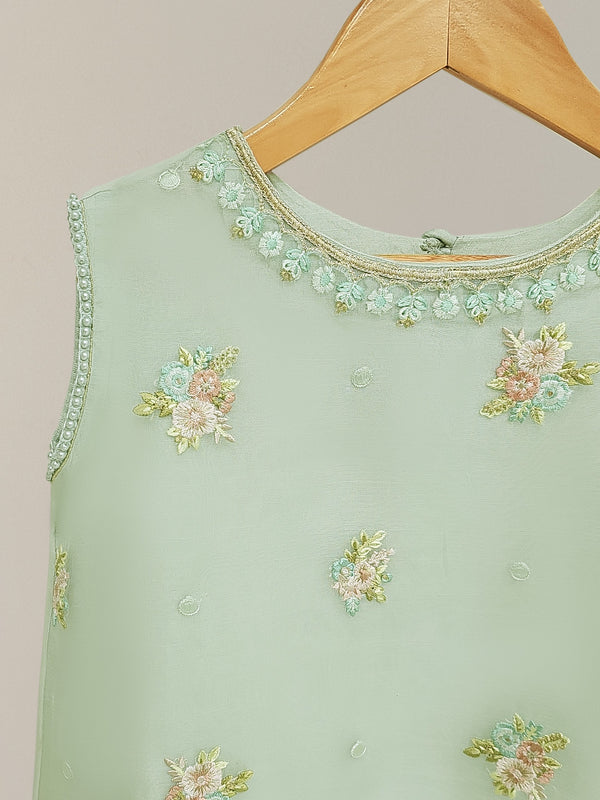 (Kids) 2 Piece - Pure Organza Suit FKD-008