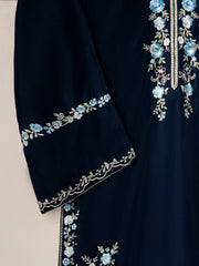 3 Piece- Embroidered Velvet Suit S110734