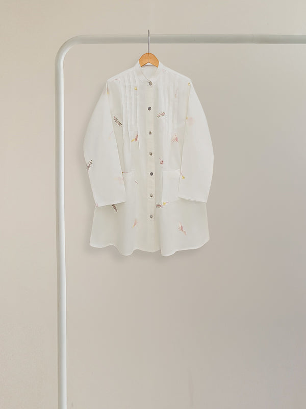 (Kids) Embroidered Cambric Shirt KD-034